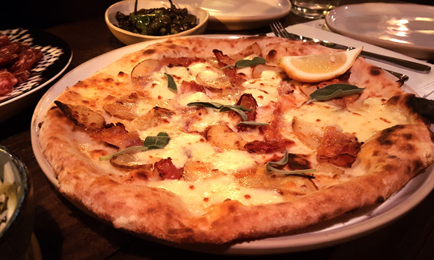 'Subtle smokiness': the Smokey Bandit pizza.