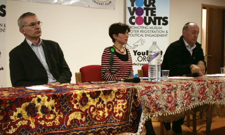 Hackney mayoral candidates Andrew Boff, Mischa Borris and Jules Pipe © 2010 Citizen Media