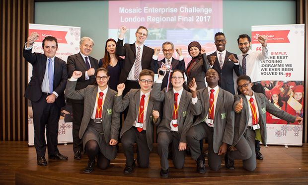 Skinners' Academy pupils celebrate with judges