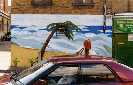 Mural near Ridley Road. 