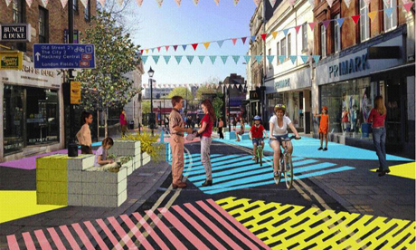 The Narrow Way image, published by the council, which Hackney Unites has objected to. Credit: Studio Weave
