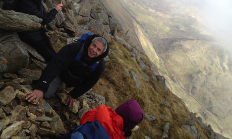 Hamdy Shahein tackles Mount Snowdon. Credit: Hamdy Shahein