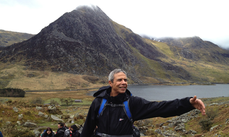 In Snowdonia. Hamdy, 61, hopes to take on Ben Nevis next. Photograph: Hamdy Shahein