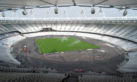 Olympic Stadium new turf