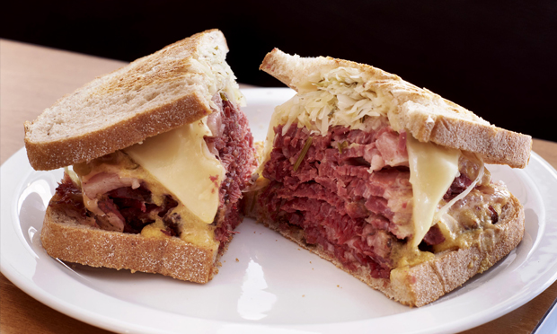 The Reuben at Monty's Deli, Hoxton. Photograph: Fraser Communications