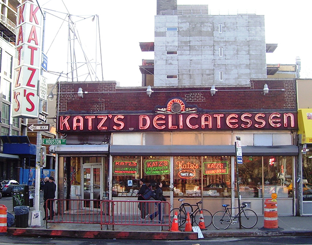 Katz's Delicatessen, New York. Photograph: Wikimedia Commons