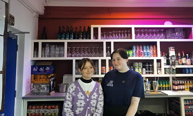 Perdie Bargh and Ciara Fleming at Chats Palace