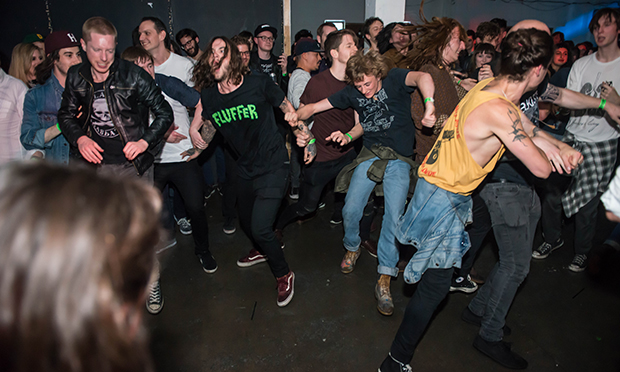 Dancing to Heck at Shapes. Photograph: Carla Salvatore