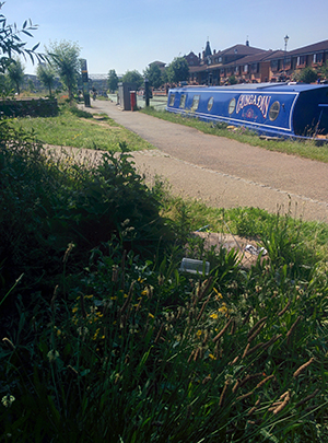 Bin and gone: some trash cans have already been removed from Hackney