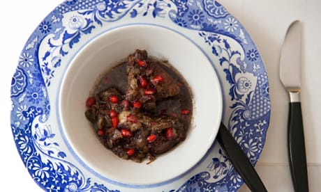 Romania  - Medieval Chicken with Pomegranate