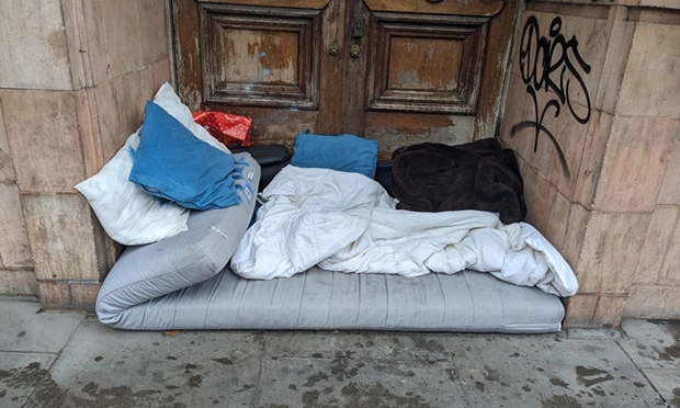 Rough sleeping in Mare Street
