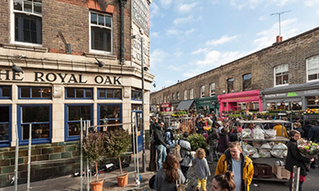 Pubs rule: The Royal Oak, Columbia Road. Photograph: Ewan Munro/Historic England