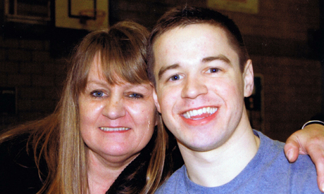 Sam Hallam and his mother Wendy