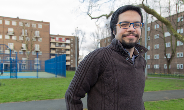 Greeen party candidate Samir Jeraj