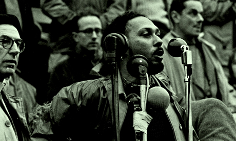 Screen Shot from John Akomfrah's film The Stuart Hall Project