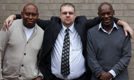 Clients and volunteers at the opening launch event. Photograph: St Giles Trust