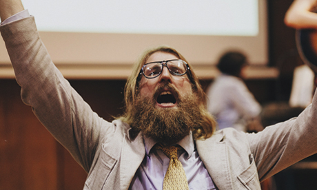 Sanderson Jones at a Sunday Assembly event last month