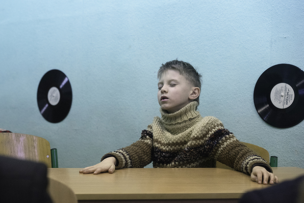 From Children of Vision series by Alina Kisina. Part of The Disinherited at The Print Space gallery