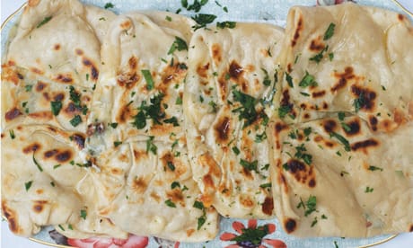 No problem with the Goezleme: a Turkish favourite from Palm 2 in Clapton. Photograph: Helena Smith