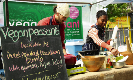 vegan peasant chatsworth road market