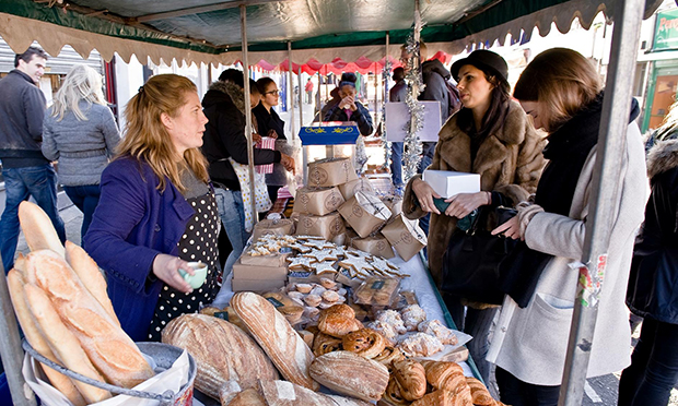 Well Street Christmas market Photograph: WESTRA