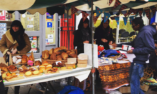 Well Street Christmas market Photograph: WESTRA