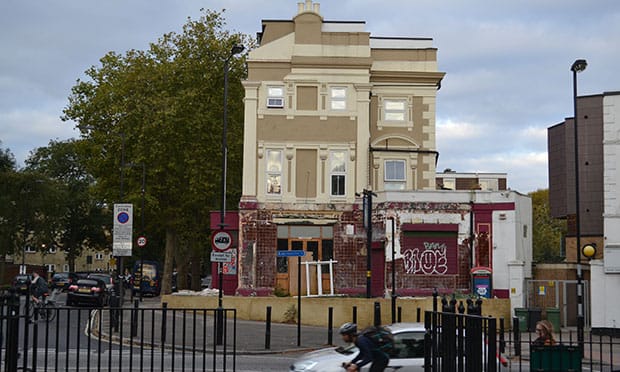 The White House pub, which is currently closed