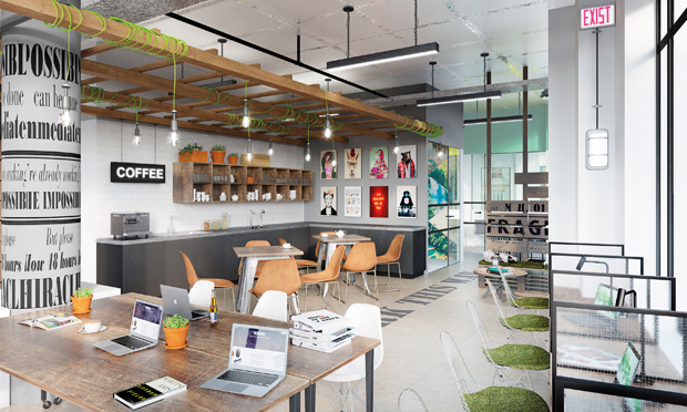 Work.Life desk space. Photograph: Work.Life