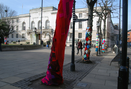 Yarn bomb, Mare Street Hackney