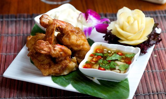 Prawn tempura at Yum Yum. Photograph: Yum Yum Thai Restaurant
